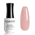 RARJSM Nude Sheer Jelly Gel Nail Polish - Neutral Mauve Pink (15ml)