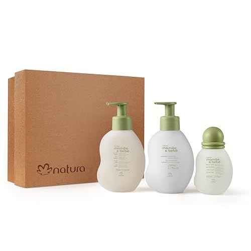 Natura ? Mom & Baby Triple Care Set ? Vegan, Hypoallergenic & Dermatologist Tested ? Moisturizer, Cleanser & Cologne ? Mom & Baby Bath & Body Essentials