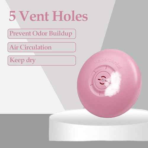 2 Pack Retainer Case,Aligner Case with Vent Holes, Compatible with Invisalign, Mouth Guard Cases£¬Portable Slim Travel Cute Orthodontic Retainer Cases (Pink Purple)