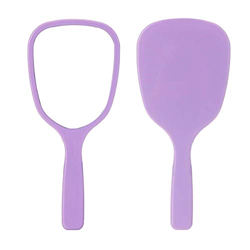 Aestivate 4PC Hand Mirror, Travel Handheld Cosmetic Mirror with