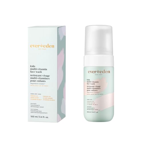 Evereden Kids Happy Face Duo (Melon Juice) - Multi-Vitamin Face Wash & Face Cream Set - Clean & Vegan Skin Care for Kids 3+ - Moisturizing, Nourishing, & Protective Skin Care Set