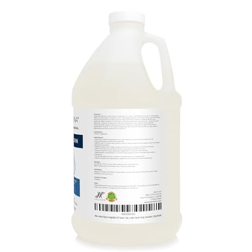 velona Glycerin Vegetable USP Grade 1 Gallon / 128 Fl Oz | 100% Pure and Natural Carrier Oil | Hair and Face Moisturizer for Dry Skin, Bubble Bath, Glycerin Soap, Soap Base | Enjoy Results