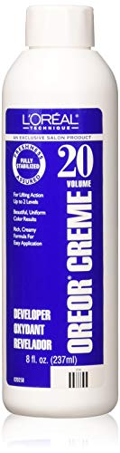 Loreal Oreor Creme 20 Volume Developer 8 Ounce (235ml) (2 Pack)