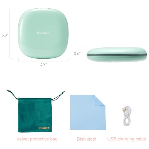 Mocado Compact Mirror 4 Inch 1x/10x Magnifying with LED Light