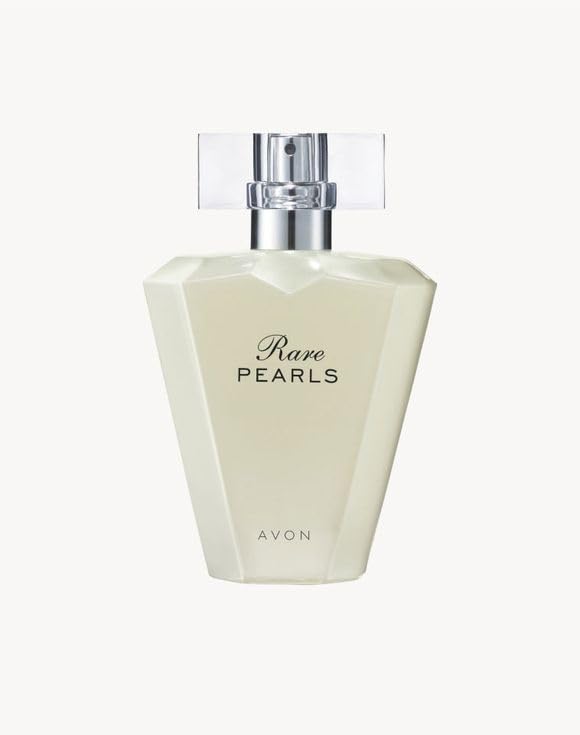 AVON Rare Pearls Eau De Parfum Spray for Women, 1.7 fl oz, Elegant Soft Floral Fragrance with Magnolia, White Pepper and Rosewood, Long Lasting and Timeless Scent