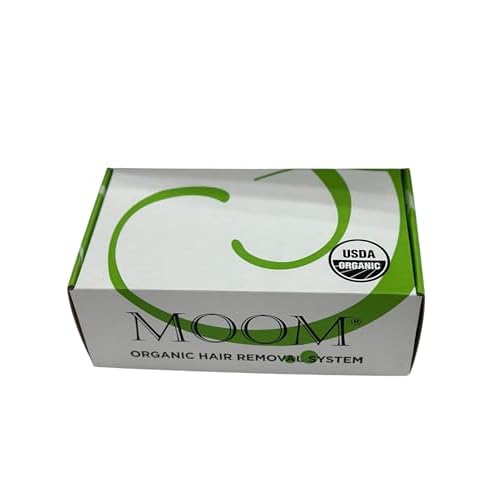 MOOM Organic Waxing Kit Gift Box for Women ? Sugar Wax Hair Removal for Face, Bikini & Underarms ? Travel Wax, Foot Spa Cream & Tools ? Ideal for traveling & gifting