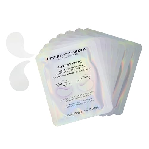 Peter Thomas Roth | Instant FIRMx¢ç Collagen Tightening Eye Patches | Eye Patches For Firming Under-Eye Bags & Wrinkles | Eye Masks For Puffiness