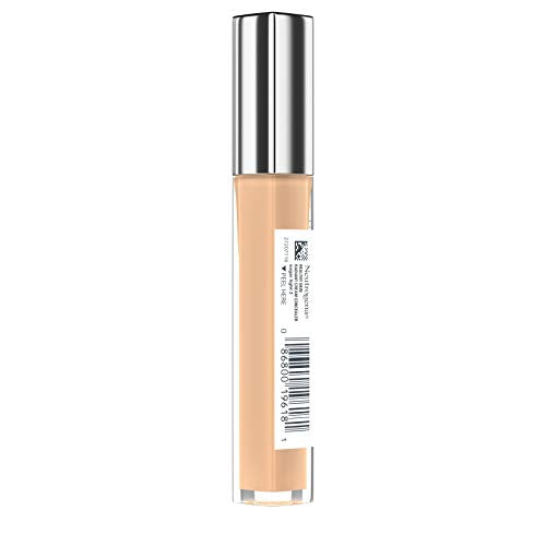 Neutrogena Healthy Skin Radiant Brightening Cream Concealer with Peptides & Vitamin E Antioxidant,Lightweight Perfecting Concealer Cream,Non-Comedogenic,Sugar Light 03 with warm undertones,0.24 oz