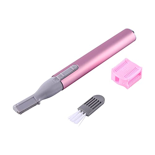 Akozon New Portable Electric Face Eyebrow Hair Body Blade Shaver r Trimmer Beauty Pink