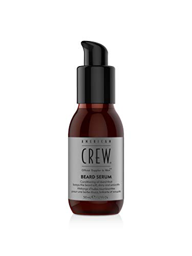 American Crew Beard Conditioner Serum, Conditioning Oil Blend for a Soft, Shiny & Smooth Beard, 1.7 Fl Oz