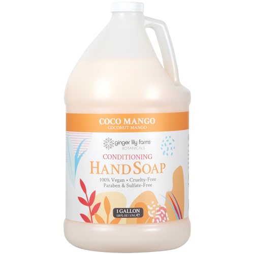 Ginger Lily Farms Botanicals Hand Soap + Butter Lotion Bundle, Coco Mango