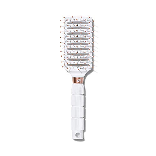 T3 Dry Vent Hair Brush | Vented Detangling Brush for Fast Blow Drying | Heat Resistant Bristles