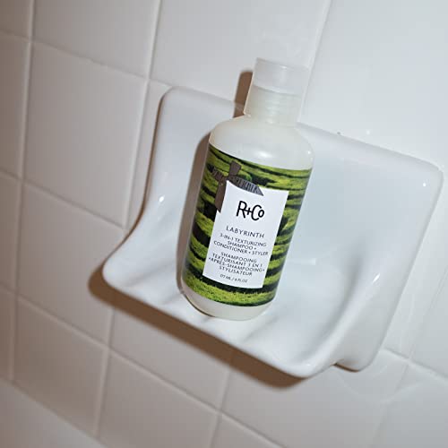R+Co Labyrinth 3-in-1 Texturizing Shampoo + Conditioner + Styler | Touchable Texture + Volume + Hydration | Vegan + Cruelty-Free | 6 OZ