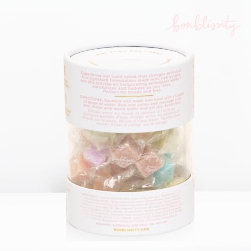 Bonblissity Sugar Scrub Cubes Exfoliating Body Scrub Set - 30 Pcs Assorted
