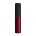 NYX Soft Matte Metallic Lip Cream in Madrid - Cranberry Red