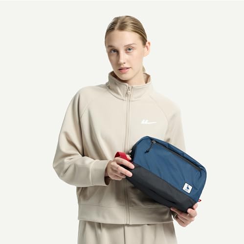 8L Travel Toiletry Bag with Waterproof Wet/Dry Compartment