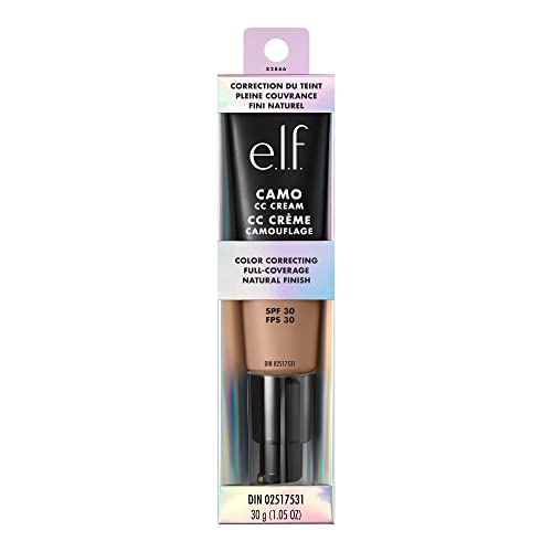 e.l.f. Camo CC Cream, SPF 30 Color-Correcting Medium-To-Full Coverage