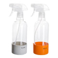 Spray Bottle 16oz 2-Pack with Silicone Sleeve & 3-Mode Nozzle