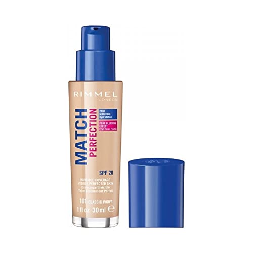 Rimmel Match Perfection Foundation SPF20 101 Classic Ivory 30ml