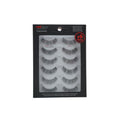 Red Cherry #213 False Eyelashes, 100% Human Hair, Black, Pack of 6 Pairs