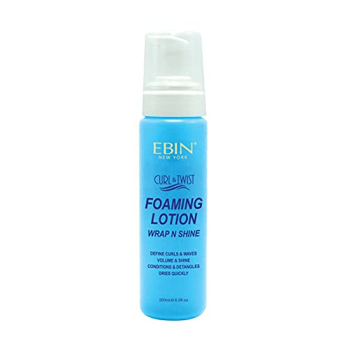 Curl & Twist Foaming Lotion - 8.5oz Curl Defining Foam with Argan Oil