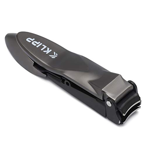 Heavy Duty Nail Clippers with Catcher for Men - Ergonomic Design