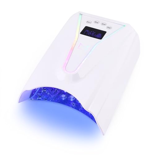 128W UV Nail Lamp - Fast Curing LED Light for Gel Nails