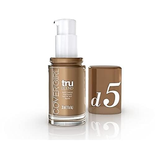 COVERGIRL truBlend Liquid Foundation Makeup Tawny D5, 1 oz (packaging may vary) (Pack of 4)