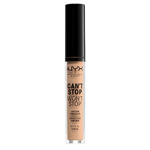 NYX Can't Stop Won't Stop Contour Concealer, 24h Waterproof Matte