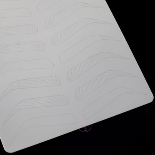 4pcs Microblading Practice Skin Pad, Double-Sided Silicone