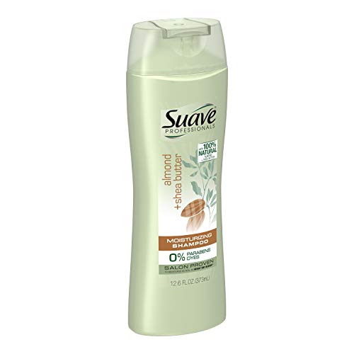 Suave Professionals Moisturizing Shampoo, Almond + Shea Butter, 12.6 oz