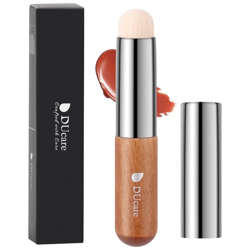 DUcare Portable Lip Brush with Cap | Travel Makeup Brush