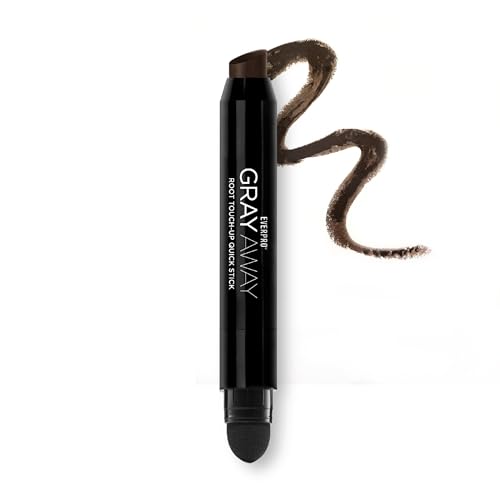 EVERPRO Gray Away Root Touchup Quick Stick, Black/Dark Brown, 0.1 Oz (Pack of 2)