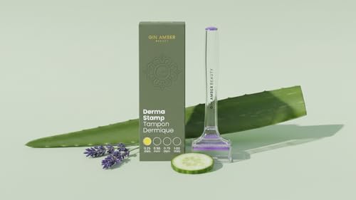 Gin Amber Beauty 0.25mm Derma Stamp - Stainless Steel Skincare Tool
