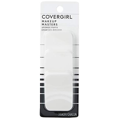COVERGIRL Makeup Masters Sponge Puffs, 3 Count (packaging may vary) (Pack of 2)