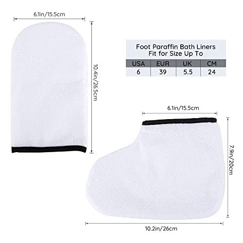 Segbeauty Paraffin Wax Gloves & Booties Set - Thermal SPA Mittens & Socks