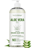 Organic Aloe Vera Gel 12 oz – Face, Hair & After-Sun Moisturizer
