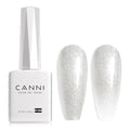 CANNI 9169 Silver Stardust Glitter Gel Nail Polish 1Pcs UV/LED Soak-Off