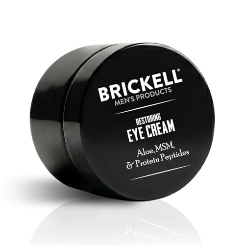 Brickell Men's Restoring Under Eye Cream - Anti-Aging Eye Balm