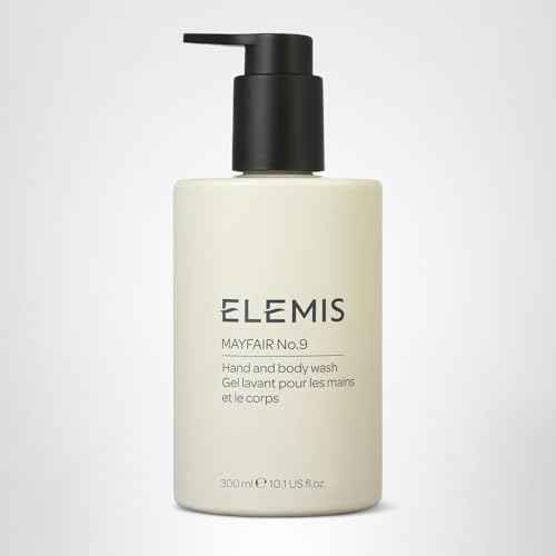 ELEMIS Mayfair No.9 Hand & Body Wash, Cleanses, Hydrates, and Refreshes, 95% Biodegradable, PEG- and SLS-Free, Refillable + Recyclable Bottle, 300ml