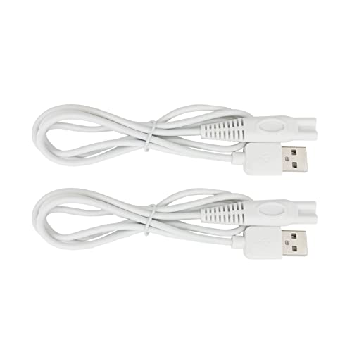 Charging Cord Replacement for Krovena Women Electric Razor Shaver Charger, 2 pcs