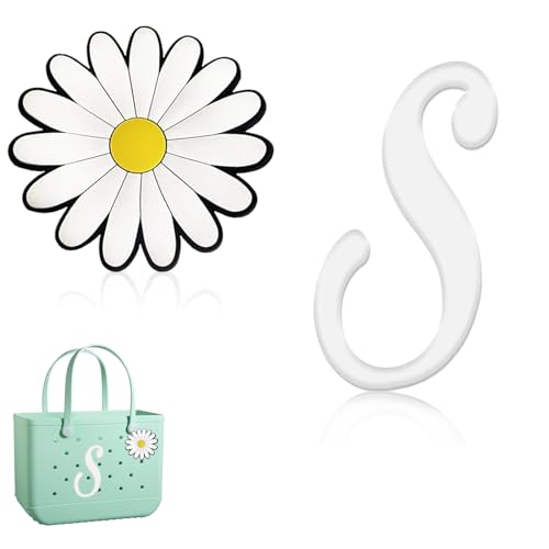 Hroatpk 2pcs Alphabet Letter Charms for Bogg Bag