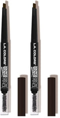 L.A. COLORS Browie Wowie Brow Pencil Espresso (Pack of 2)
