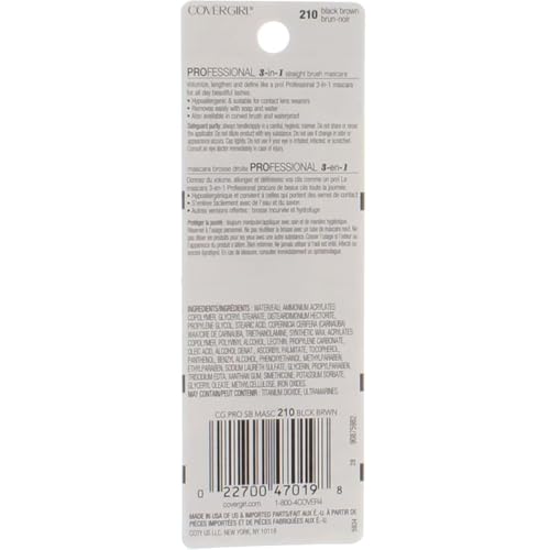COVERGIRL Remarkable Washable Mascara Black Brown 0.30oz
