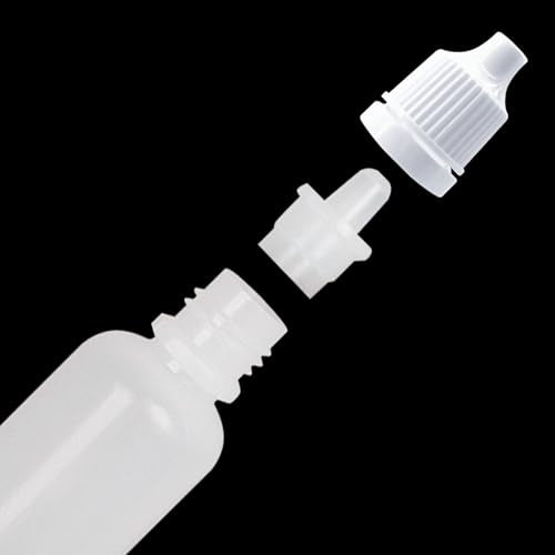7-Pack 20ml Plastic Dropper Bottles with Childproof Cap