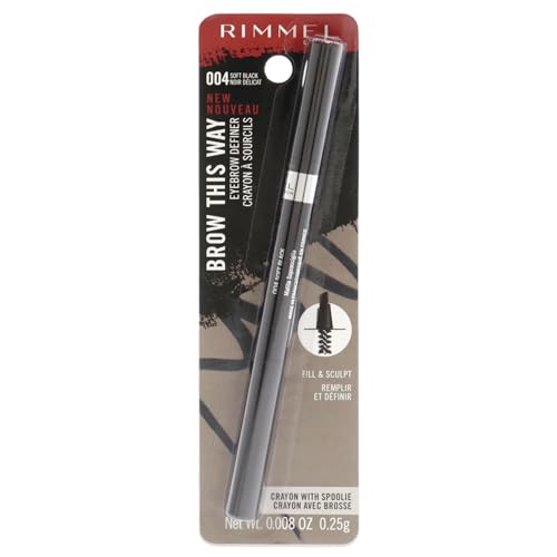 Rimmel Brow This Way Eyebrow Definer Pencil - Soft Black