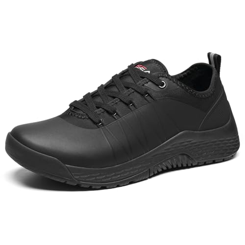 HISEA Women's Waterproof Walking Sneakers | Lightweight Anti-Slip Rain Shoes