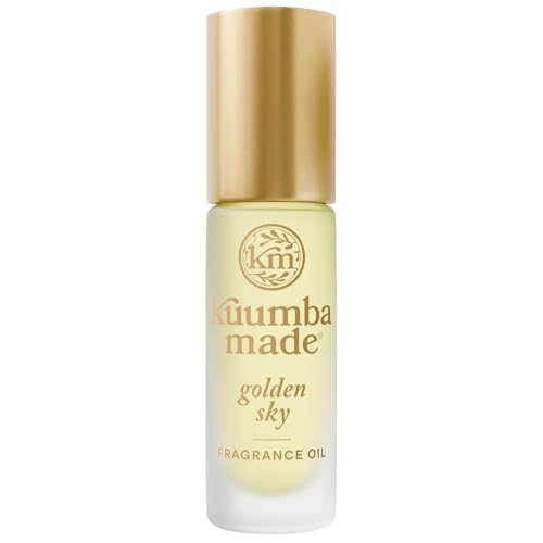 Kuumba Made Golden Sky Fragrance Oil, Long-Lasting Small-Batch Perfume Roller, Vegan, Alcohol-Free, 0.15 Fl Oz