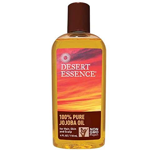 Desert Essence 100% Pure Jojoba Oil 4 oz (Pack of 3)