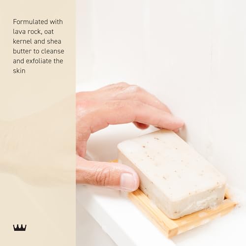 Cremo Italian Bergamot Exfoliating Body Bar for Men, 5oz